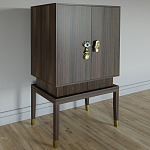 Кабинетный шкаф Elsa Dreams Walnut с 2-мя ящиками варинант исполнения - 6 | Loft Concept в Ростове-на-Дону