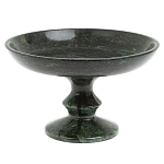 Фруктовница большая из натурального камня Змеевик Шабровский Natural Stone Fruit Bowls варинант исполнения - 1 | Loft Concept в Ростове-на-Дону