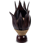 Настольная лампа черная INDONESIAN LAMPS 1 варинант исполнения - 1 | Loft Concept в Ростове-на-Дону