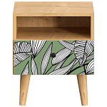 Прикроватная тумба с изображением на ящике Elise Nightstand варинант исполнения - 18 | Loft Concept в Ростове-на-Дону
