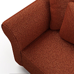 Мебельная ткань Шенилл терракотовый цвет 138 см T4-44 варинант исполнения - 3 | Loft Concept в Ростове-на-Дону