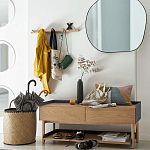 Плетеная корзина для белья с ручками Nyimbo Wicker Basket варинант исполнения - 4 | Loft Concept в Ростове-на-Дону