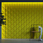 Гипсовая 3D Панель DRAGON SCALE - B варинант исполнения - 2 | Loft Concept в Ростове-на-Дону