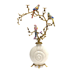 Подсвечник с декором из птиц на ветвях Birds of Paradise варинант исполнения - 1 | Loft Concept в Ростове-на-Дону