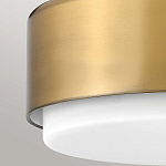 Потолочный светильник круглой формы с белым матовым плафоном Hinkley варинант исполнения - 2 | Loft Concept в Ростове-на-Дону