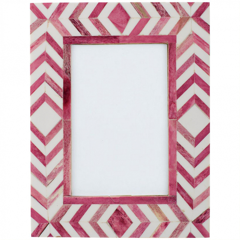   Pink Indian Bone Inlay photo frame   -- | Loft Concept 