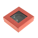 Зеркало карманное двухстороннее круглое из натурального камня Серафинит в подарочной упаковке Silver Stone Mirrors варинант исполнения - 4 | Loft Concept в Ростове-на-Дону