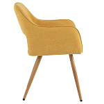 Стул в рогожке желтого цвета NEASAN STOOL варинант исполнения - 5 | Loft Concept в Ростове-на-Дону