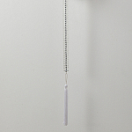 Бра с белым текстильным абажуром и хрустальными подвесками с декоративной кисточкой Lustre Reverie варинант исполнения - 5 | Loft Concept в Ростове-на-Дону