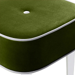 Квадратный мягкий пуф на белых ножках Winton Pouf Square варинант исполнения - 2 | Loft Concept в Ростове-на-Дону