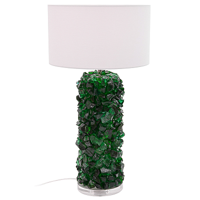   Enide Green Table Lamp  