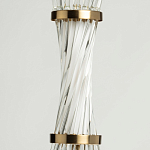 Подвесной светильник с цилиндрическим плафоном из прозрачных стеклянных трубок Nembus варинант исполнения - 7 | Loft Concept в Ростове-на-Дону