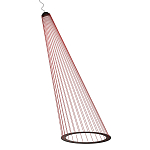 Подвесной светильник из металла Rays of Light варинант исполнения - 1 | Loft Concept в Ростове-на-Дону