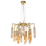 Люстра со стеклянными цилиндрическими плафонами Luminous Cylinders Amber варинант исполнения - 2 | Loft Concept в Ростове-на-Дону