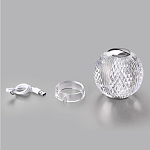 Настольная лампа с прозрачным шарообразным плафоном на цилиндрической подставке Crystal Globule варинант исполнения - 7 | Loft Concept в Ростове-на-Дону