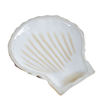 Фигурка из фарфора в виде ракушки морского гребешка Marine Tridacna варинант исполнения - 2 | Loft Concept в Ростове-на-Дону