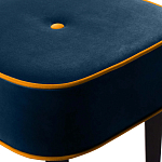 Квадратный мягкий пуф на черных ножках Winton Pouf Square варинант исполнения - 4 | Loft Concept в Ростове-на-Дону