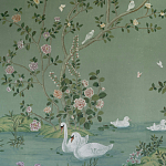 Обои ручная роспись Harpsden blue варинант исполнения - 1 | Loft Concept в Ростове-на-Дону