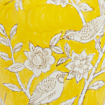 Настольная лампа желтая с изображением белых птиц Flight Among Acacia варинант исполнения - 6 | Loft Concept в Ростове-на-Дону