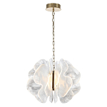 Люстра с крупными рельефным декором в виде лепестков 60 см Ethereal Bloom варинант исполнения - 3 | Loft Concept в Ростове-на-Дону