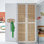 Шкаф с двумя дверцами из плетеного ротанга Tomio Wicker Furniture варинант исполнения - 9 | Loft Concept в Ростове-на-Дону