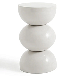 Приставной столик белого цвета Bead варинант исполнения - 1 | Loft Concept в Ростове-на-Дону