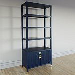 Стеллаж со стеклянными полками Elsa Dreams Blue варинант исполнения - 1 | Loft Concept в Ростове-на-Дону