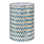 Столик с инкрустацией с перламутровым узором Rona варинант исполнения - 1 | Loft Concept в Ростове-на-Дону