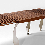 Дизайнерский раздвижной обеденный стол Poltronova Split Dining Table варинант исполнения - 4 | Loft Concept в Ростове-на-Дону