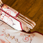 Трехместный диван из массива бука бежевый с растительным орнаментом Raffael Renaissance Beige Sofa варинант исполнения - 4 | Loft Concept в Ростове-на-Дону