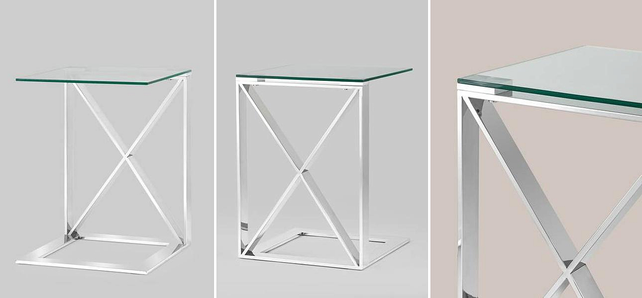 Стол приставной Lanzheron Collection Silver - Loft-Concept в Ростове-на-Дону