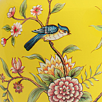 Настольная лампа желтая с изображением птиц Slip Away варинант исполнения - 6 | Loft Concept в Ростове-на-Дону