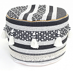 Пуф  Black and White Ornament варинант исполнения - 1 | Loft Concept в Ростове-на-Дону