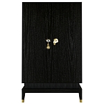 Платяной шкаф Elsa Dreams Black с 2-мя фасадами варинант исполнения - 5 | Loft Concept в Ростове-на-Дону