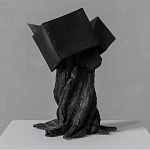 Скульптура «Окаменелый рост», Черный объект варинант исполнения - 1 | Loft Concept в Ростове-на-Дону