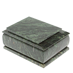 Шкатулка с зеркалом из натурального камня змеевик Stone Casket варинант исполнения - 5 | Loft Concept в Ростове-на-Дону