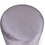 Пуф фиолетовый велюр на золотом металлическом основании Golden Belt варинант исполнения - 2 | Loft Concept в Ростове-на-Дону