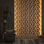 Гипсовая 3D панель с принтографией PM-46 варинант исполнения - 2 | Loft Concept в Ростове-на-Дону