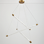 Светодиодная люстра Trumpet Tube Brass  варинант исполнения - 4 | Loft Concept в Ростове-на-Дону