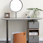 Консоль с зеркалом и  3-мя вращающимися ящиками Eloida варинант исполнения - 3 | Loft Concept в Ростове-на-Дону