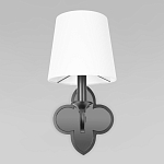 Бра с белым текстильным абажуром и фигурным основанием с зеркальной вставкой Vitorino варинант исполнения - 12 | Loft Concept в Ростове-на-Дону
