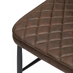 Стул с темно-коричневой обивкой из экокожи Benderson варинант исполнения - 6 | Loft Concept в Ростове-на-Дону