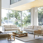 Кресло с каркасом из массива дуба Gallin Chair Boucle варинант исполнения - 8 | Loft Concept в Ростове-на-Дону