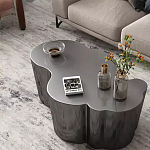 Дизайнерский журнальный стол зеркальный волнистой формы Gytep варинант исполнения - 3 | Loft Concept в Ростове-на-Дону