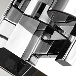 Бра для ванных комнат с цилиндрическим плафоном на прямоугольном зеркальном основании Feiss варинант исполнения - 4 | Loft Concept в Ростове-на-Дону