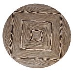 Столик журнальный круглый с полосатым узором Zebroids варинант исполнения - 7 | Loft Concept в Ростове-на-Дону