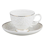 Чайный сервиз белого цвета из фарфора на 6 персон 15 предметов Floral Charm варинант исполнения - 1 | Loft Concept в Ростове-на-Дону