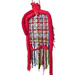 Настенный ковер разноцветный из одежды Heart варинант исполнения - 2 | Loft Concept в Ростове-на-Дону