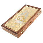 Нарды настольные из натурального камня лазурит и долерит Backgammon from Stone варинант исполнения - 6 | Loft Concept в Ростове-на-Дону