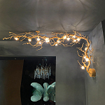 Потолочный светильник с настенным креплением в виде дерева Escape of Light варинант исполнения - 1 | Loft Concept в Ростове-на-Дону